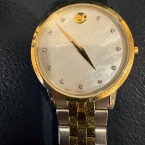 Women's Movado Bold 32mm Two Tone Stainless Steel Watch